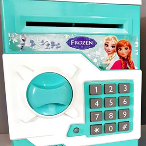 گاوصندوق رمز دار اسباب بازی طرح فروزن MONEY SAFE BOX FROZEN 3001-اسباب بازی